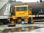 Trackmobile at The Andersons grain facility at Port Bienville Industrial Park